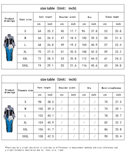 Gachiakuta: Zanka Nijiku Cosplay Costume Set Anime Style Battle Attire Disguise Role Playing Halloween Costume
