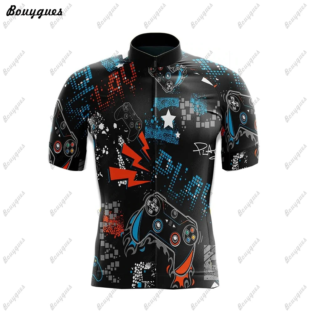 Yowamushi Pedal: Team Men Cycling Jersey MTB Maillot Bike Shirt Downhill Jersey High Quality Pro Team Tricota Mountain Bicycle Clothing