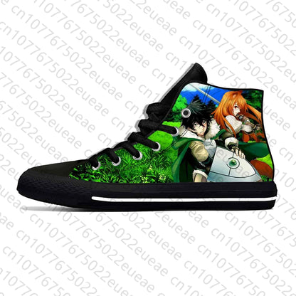 The Rising Of The Shield Hero: Raphtalia Casual Cloth Shoes High Top Lightweight Breathable 3D Print Men Women Sneakers