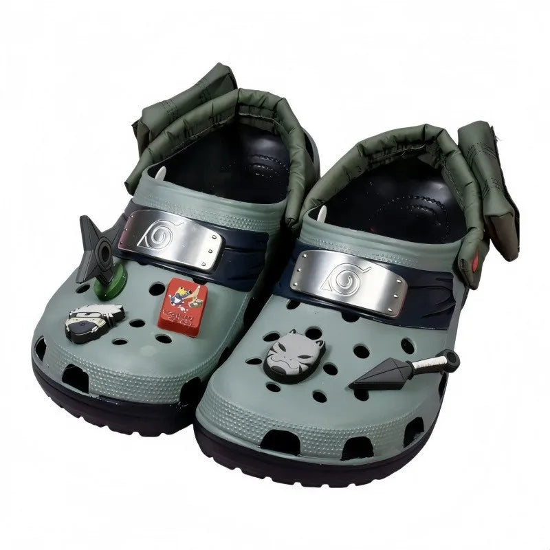 Naruto:  Kakashi Itachi Anime Slippers Outdoor Travel Beach Sandals Gift Men Non-Slip Home Shoes Slipper Cartoon Sasuke Cave Shoes