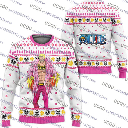 One Piece: Autumn Winter Round Collar Hoodies for Men Women Cosplay 3D Sweatshirts ONE PIECE Luffy Anime Fashion Bandai Cosplay Clothing