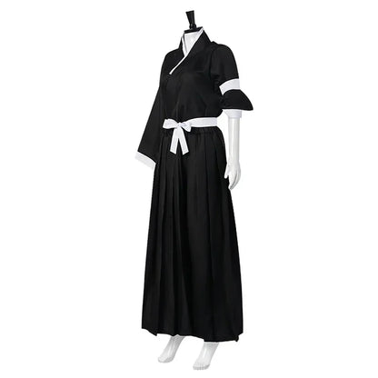 Bleach: Costume Kuchiki Rukia Cosplay Rukia Kuchiki Wigs and Kimono Uniform Sets Die Pa Clothes