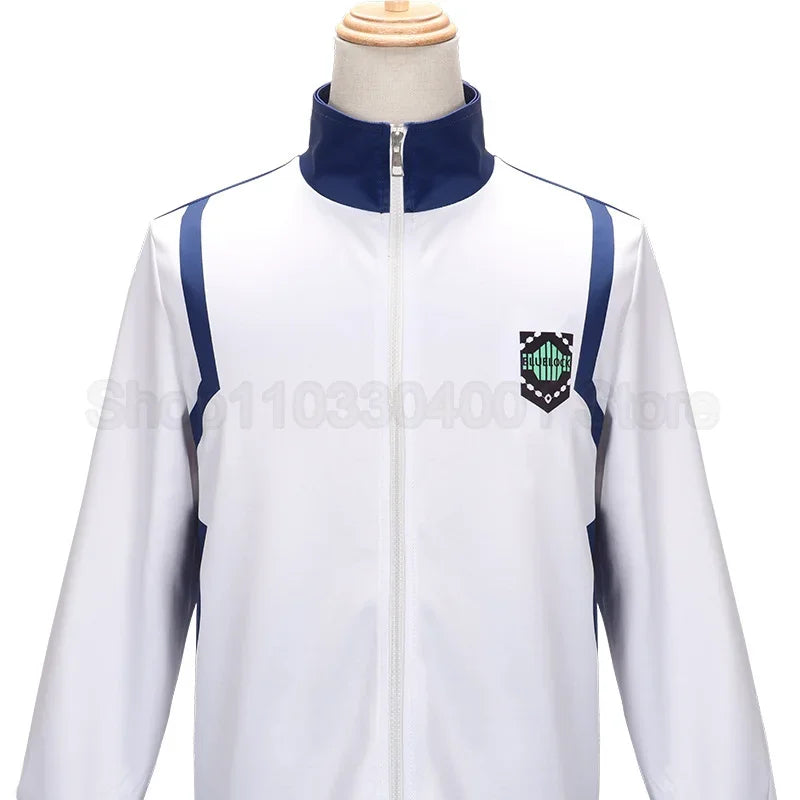 Anime Reo Nagi Bachira Isagi Chigir Cosplay Costume Full-Zip Pocket Sportswear Tracksuit Hoodie Reo Nagi Bachira Isagi Chigiri