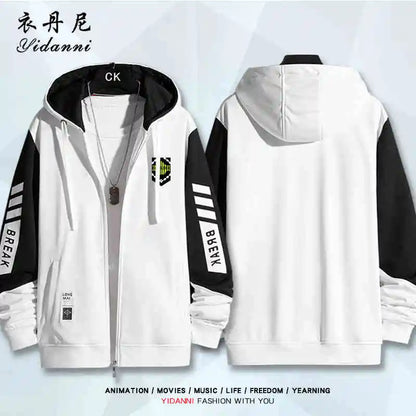Blue Lock:  Mikage Reo Isagi Yoichi Nagi Seishiro Cosplay Jacket Zipper Hoodie Women Men Fashion Hooded Coat Couple Tops Gift