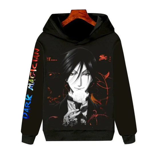 Black Butler: Long Sleeve Hoodie 3D Clothing Unisex Warmth Youth Fashion Sports Cartoon Anime Design Not Deformable