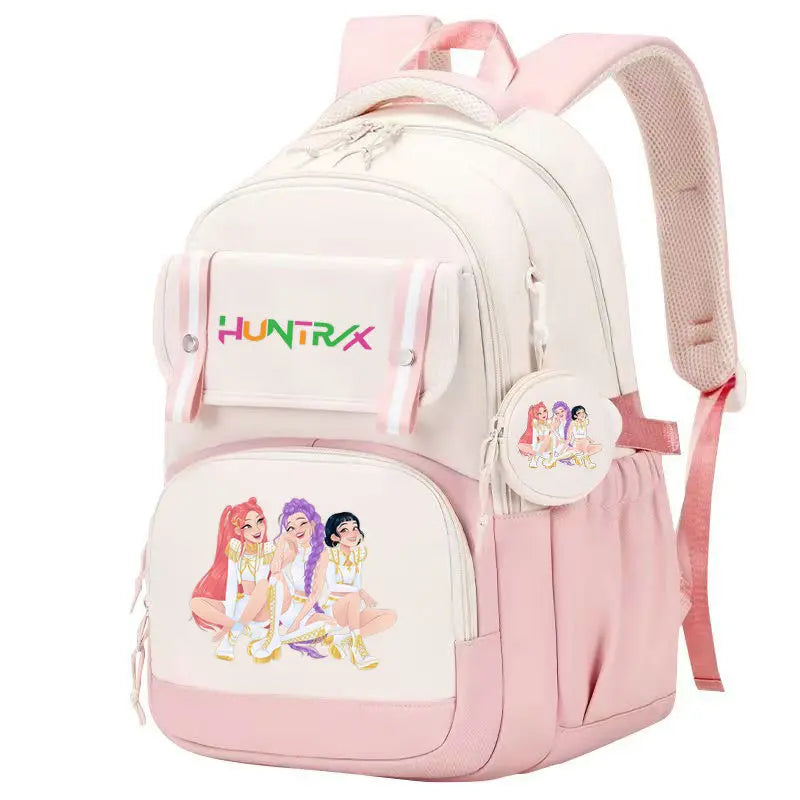 KPop Demon Hunters: Backpack Print Capacity Lightweight Daypack Schoolbag Girl Casual Travel Commute Bag