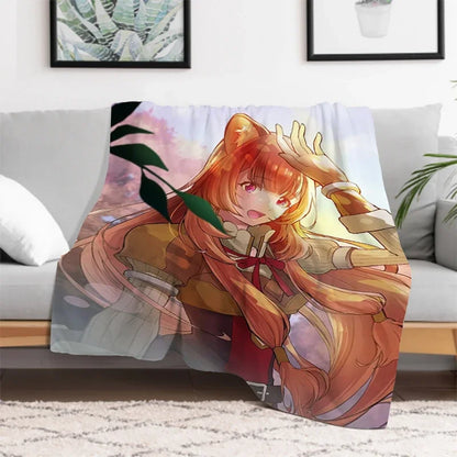 The Rising of the Shield: Hero Warm Bed Fleece Custom Nap Home Fluffy Soft Blankets King Size Microfiber Bedding