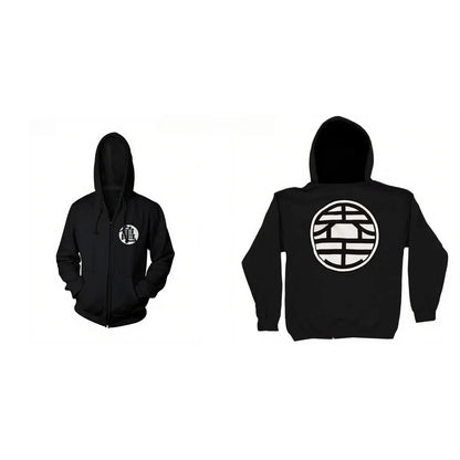 Dragon Ball: Men's and Women's Zipper Coat Hoodie Sweater  Animation Spring and Autumn New Warm Long-sleeved Top