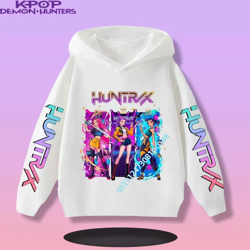 KPop Demon Hunters:  Children's Sweatshirt Girls' Clothes Girls' Sweatshirt New Fall and Winter New Cute Fashion Hoodie