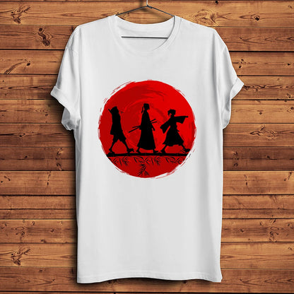 Samurai Champloo: Fuu Jin Mugen funny anime tshirt men white short sleeve casual homme t shirt unisex streetwear tee