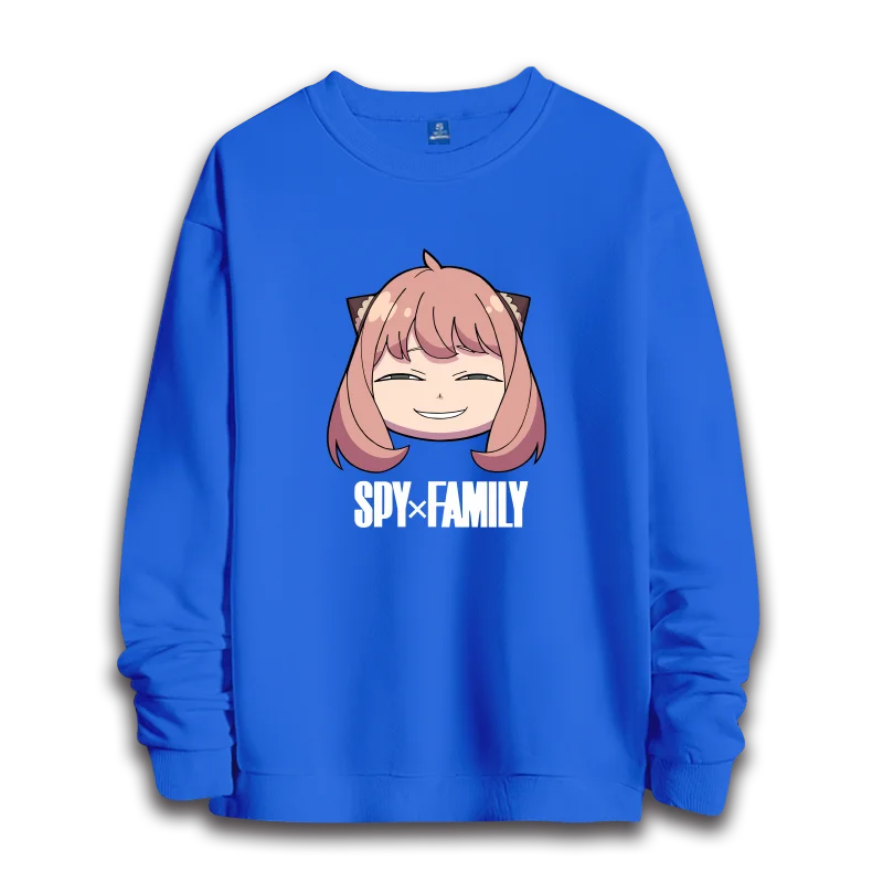 Spy x Family: anime sweatshirts  women's round neck top couple round neck hoodie couple loose casual fashion