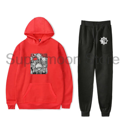 Gachiakuta: Hoodies Jogger Pants Two Piece Set Sweatshirts+Sweatpants Women Men Harajuku Outfit Sets