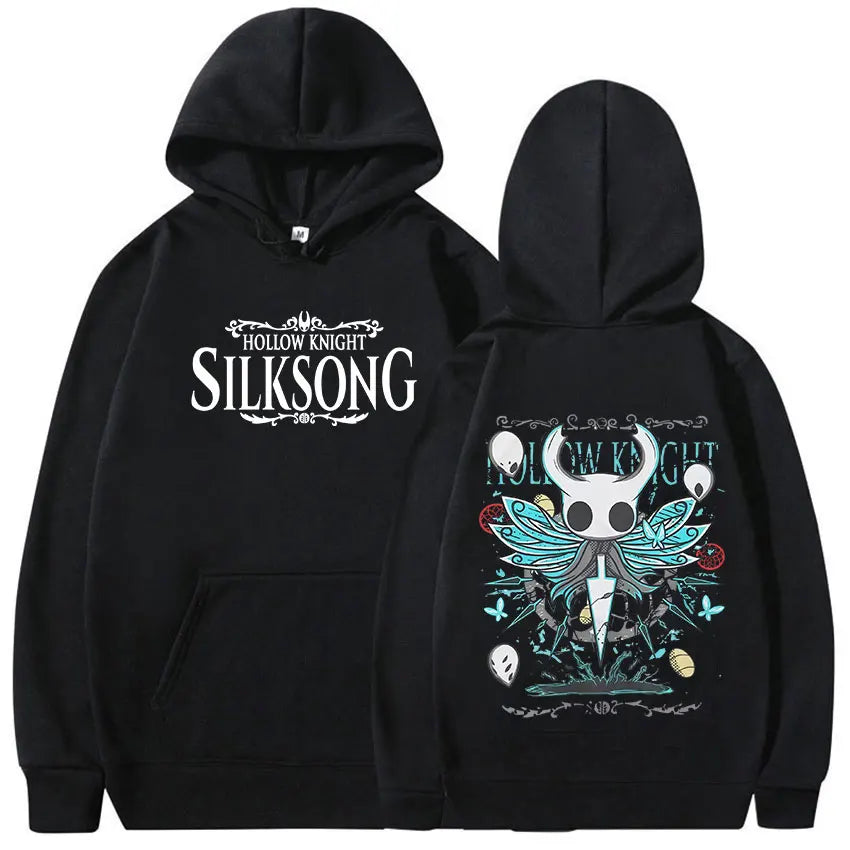 Hollow Knight: Silksong Game 2025 Hoody Men Gothic Fashion Aesthetic Clothing Sweatshirt Casual Loose Oversized Long Sleeve Hoody