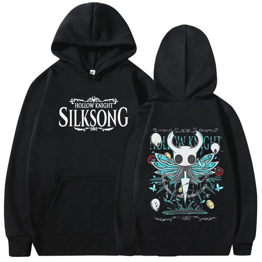 Hollow Knight: Silksong Game 2025 Hoody Men Gothic Fashion Aesthetic Clothing Sweatshirt Casual Loose Oversized Long Sleeve Hoody