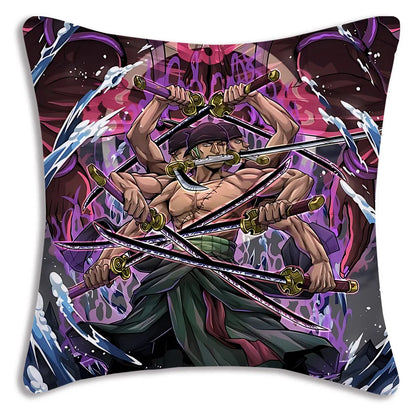 One Piece: Pillow Covers Sofa Decorative Home Double-sided Printing Short Plush Cute Cushion Cover