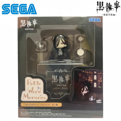 Black Butler: Sega In Stock Original Box Petite World Memories  Public School Arc Sebastian Michaelis Q Mini Collectible Figure
