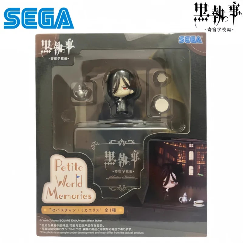 Black Butler: Sega In Stock Original Box Petite World Memories  Public School Arc Sebastian Michaelis Q Mini Collectible Figure