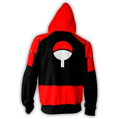 Naruto: Anie Zip Hoodie Jackets Cosplay Clothes Costumes Men Hoodies Sweatshirts Zipper Tops