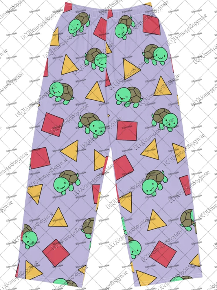 KPop Demon Hunters Zoeyh Same Style Choo Pajamas Pants Hot Sale KPop Demon Hunters Long Pants For Men Women's Pajamas Trousers