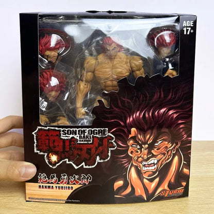Baki: Hanma Son Of Ogre Action Figure Hanma Yuujiro Figurine Ko Fighting PVC Collection Anime Yujiro Figures Model Toys Gifts