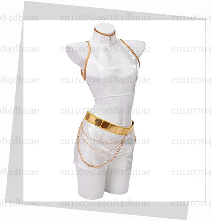 K-Pop Mira Rumi Zoey Cosplay Anime Demon Hunters Cosplay Costume Woman Black/White Gold Party Stage Play Uniform Girl Suit
