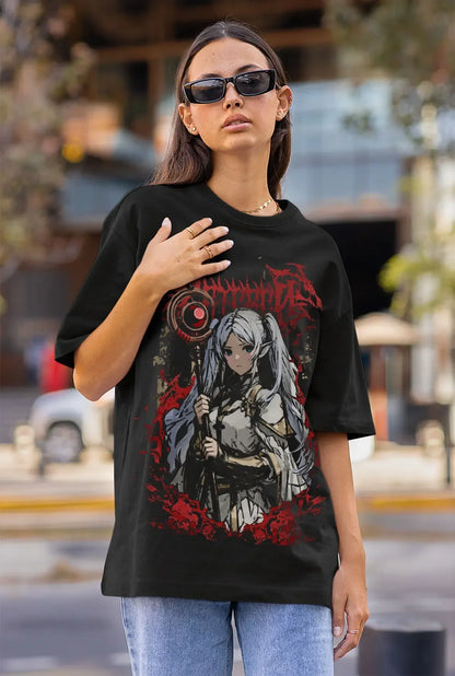 Frieren: Beyond Journey's End Fern Stark Girl Anime Gifts Shirt All Size