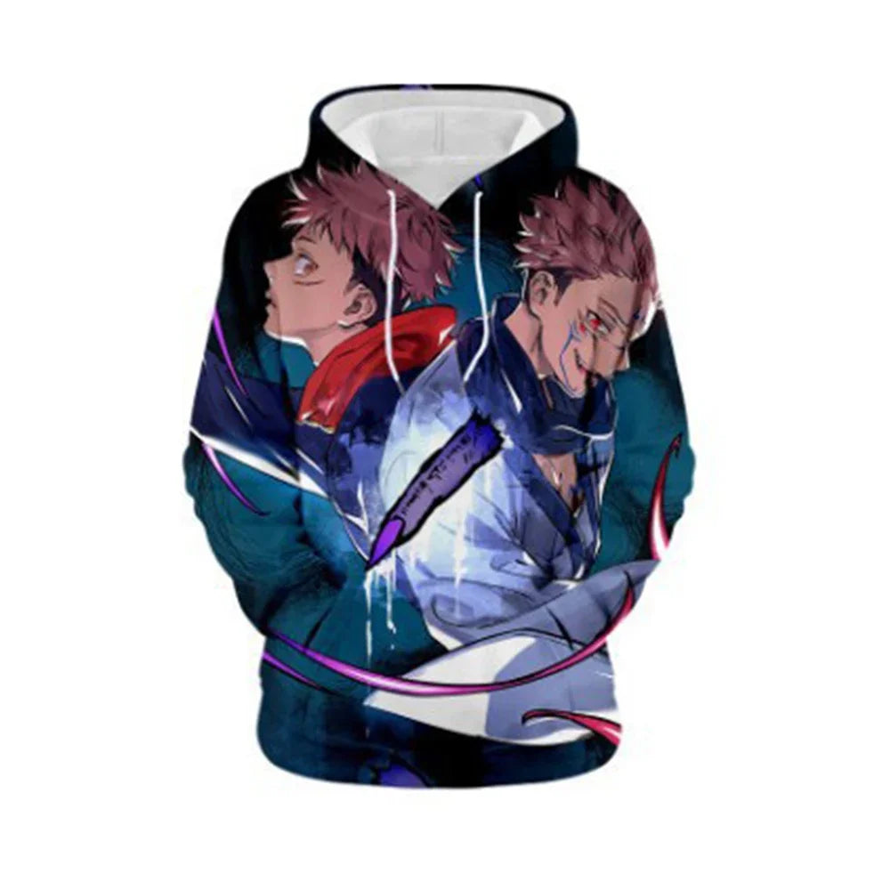 Jujutsu Kaisen: Hoodies Sweatshirts Men/Women Fashion Streetwear Autumn Winter y2k Plus Size Men's Clothing ﻿