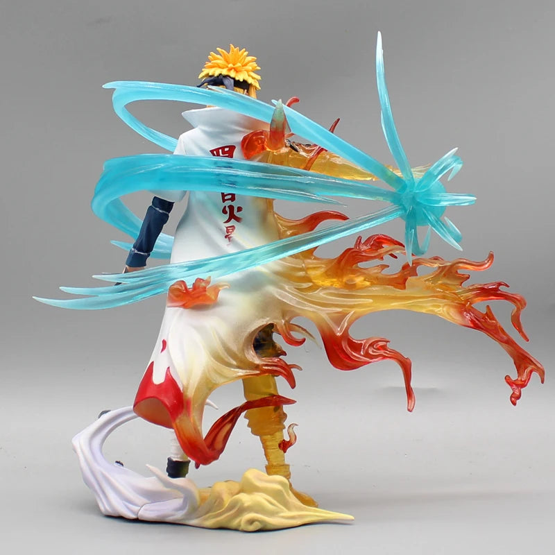 Naruto: 26cm Figures Namikaze Minato Anime Figures Gk Pvc Statue Action Figurine Rasengan Desk Decoration Model Kids Toys Gift