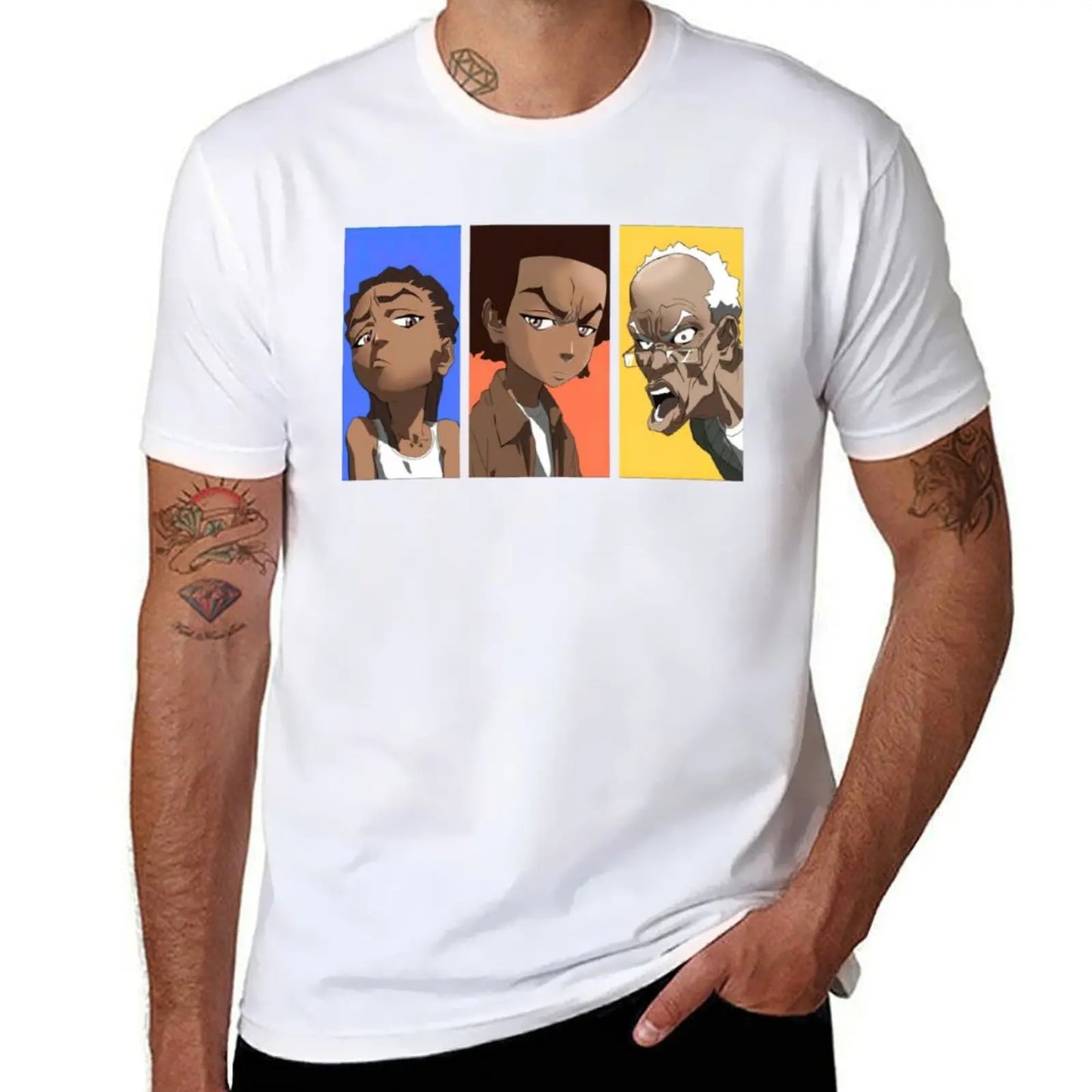 The Boondocks: T-Shirt oversized custom t-shirts new edition t shirts for graphic