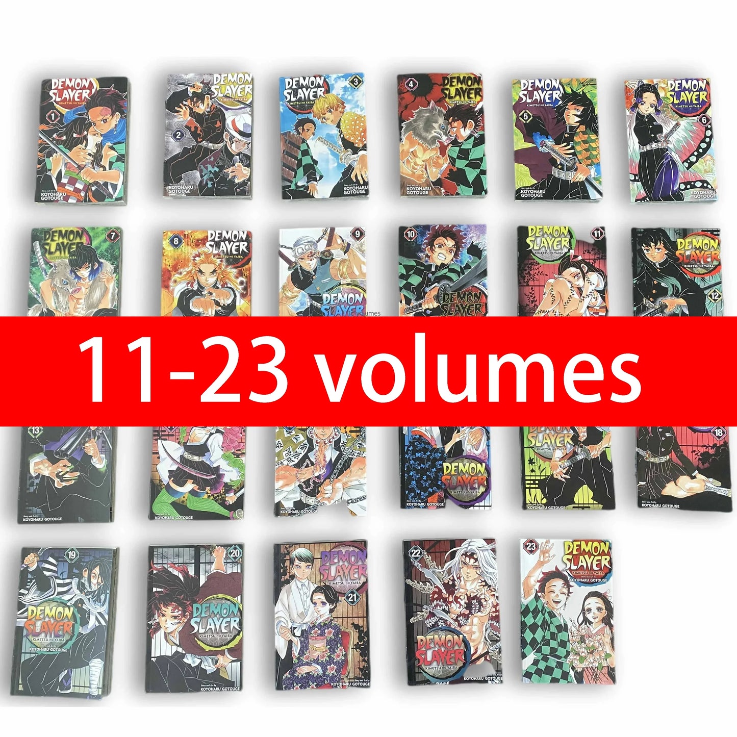 Demon Slayer :  English - Vol 1-23 Japan Youth Teen Fantasy Science Mystery Suspense Manga Comic Book Manga Books in