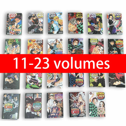 Demon Slayer :  English - Vol 1-23 Japan Youth Teen Fantasy Science Mystery Suspense Manga Comic Book Manga Books in