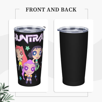 K-Pop Demon Hunters - Zoey  Tumbler Vacuum Insulated  Thermal Cup Stainless Steel Double Wall Mug Hot Cold Drink