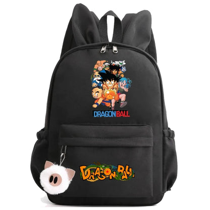 Dragon Ball: Backpack for Rucksack Rabbit Ears Casual School Bag Lunch Bag Birthday Gift Women Mochilas