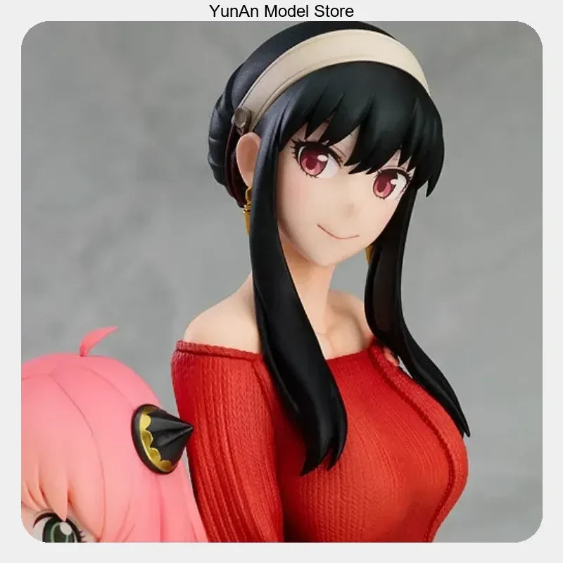 Spy × Family: Anime Figure Statue Model Collection Desktop Decoration Ornament 15cm  Anya Forger & Yor Forger Sit On The Sofa