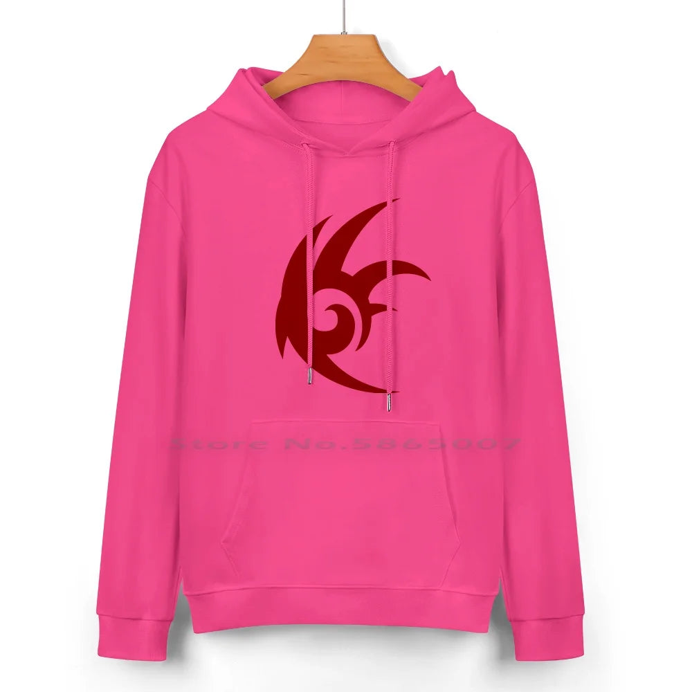 Sonic The Hedgehog: Shadow Logo Cotton Hoodie Sweater 24 Colors Shadow Hedgehog Logo Icon Game 100% Cotton Hooded Sweatshirt