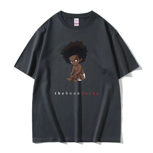 The Boondocks: Graphic Tshirt Funny Men Women Cosplay Rapper The Notorious Big Ready To Die Print T-shirts Biggie Smalls T Shirt