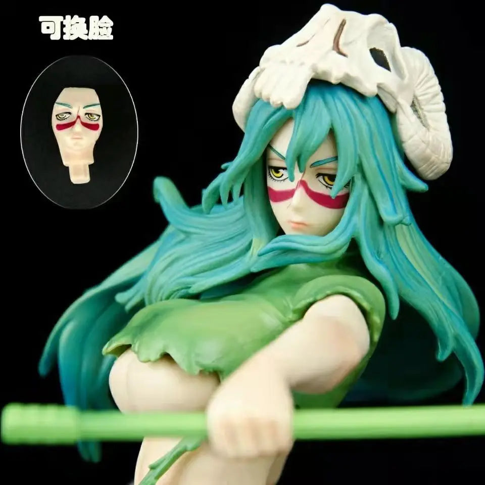 Bleach: Nelliel Sexy Anime Figure Neliel Tu Oderschvank changeable face Action Figure Figurine Collection Adult Model Toys