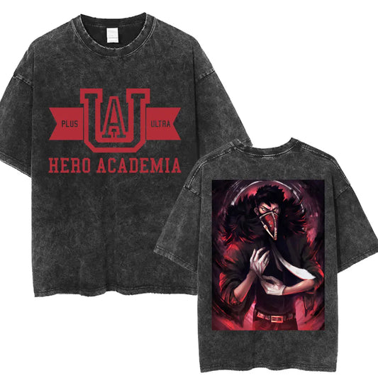 My Hero Academia: Todoroki Shoto Classic Manga T-shirt Men Women Oversized Cotton Tshirts Streetwear Anime  Washed Vintage T Shirt