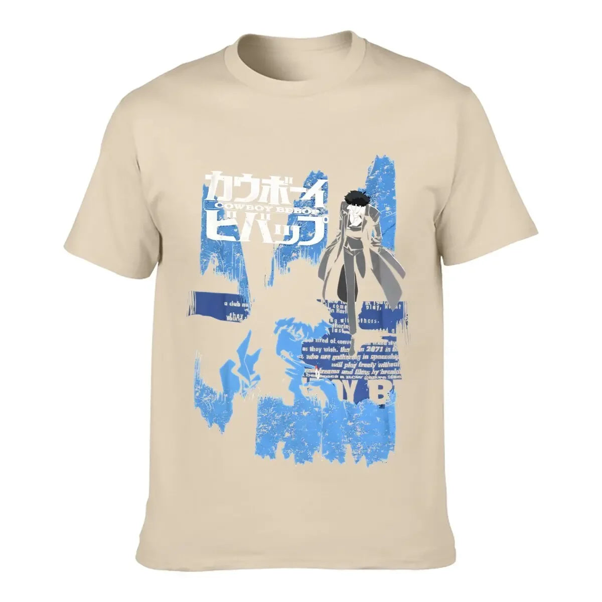 Cowboy Bebop : New Fashion Top Tees Spike Anime Opening Credits Officially Printed heavyweight Sweatshirt Licensed Adult T-Shirt