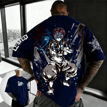 Demon Slayer: Anime Printed Men, Women T-shirt Casual Fashion Harajuku Style Street Wear Y2K