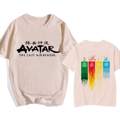 Avatar The Last Airbender: Y2k Shirt Streetwear Appa Yip Casual Tshirt Hip Hop Harajuku Tees Tops Fashion Mange T-shirt Clothes