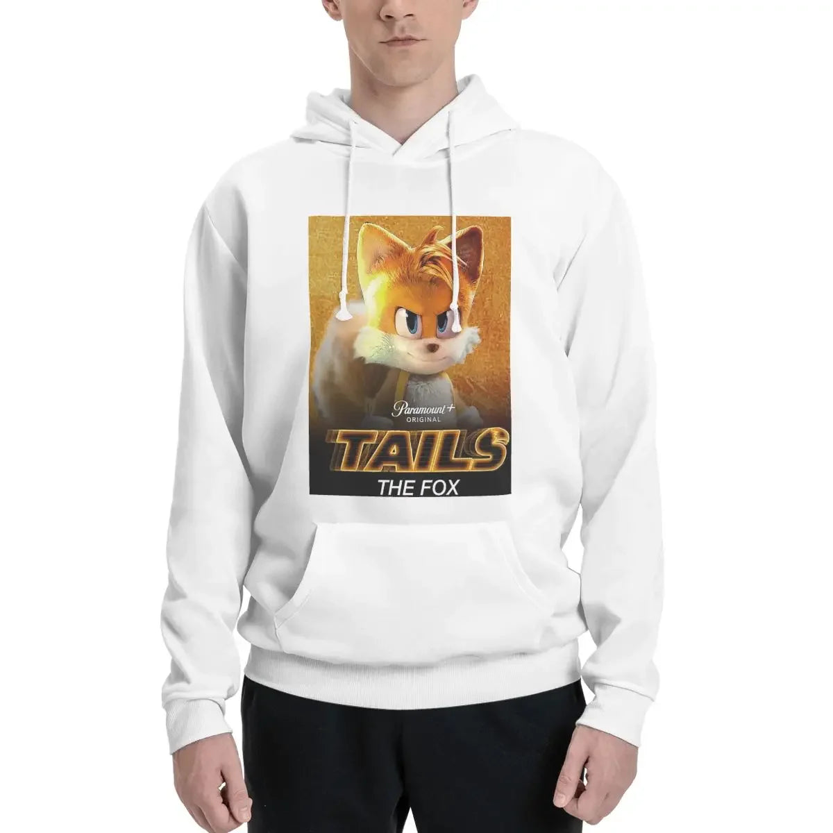Sonic The Hedgehog : Tails The Fox  Hoodies Men's Women Casual Pullover Sweatshirts Harajuku Long Sleeve Hooded Autumn Winter