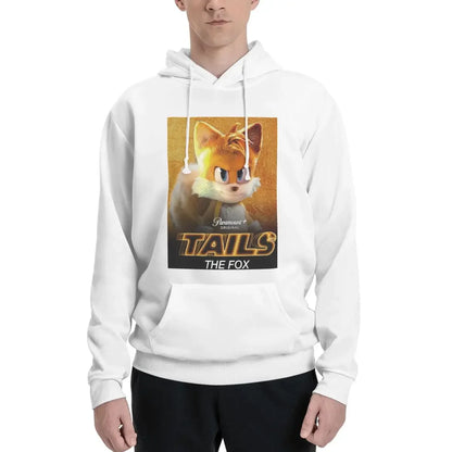 Sonic The Hedgehog : Tails The Fox  Hoodies Men's Women Casual Pullover Sweatshirts Harajuku Long Sleeve Hooded Autumn Winter