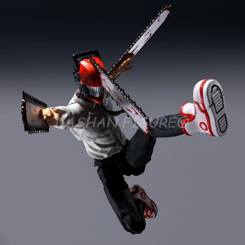 Chainsaw Man:15cm Anime Shf  Denji Action Figure Joint Mobility PVC Collection Electric Saw Demon Figures Model