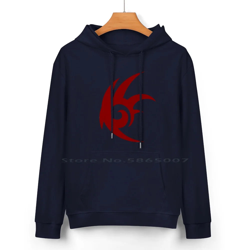 Sonic The Hedgehog: Shadow Logo Cotton Hoodie Sweater 24 Colors Shadow Hedgehog Logo Icon Game 100% Cotton Hooded Sweatshirt