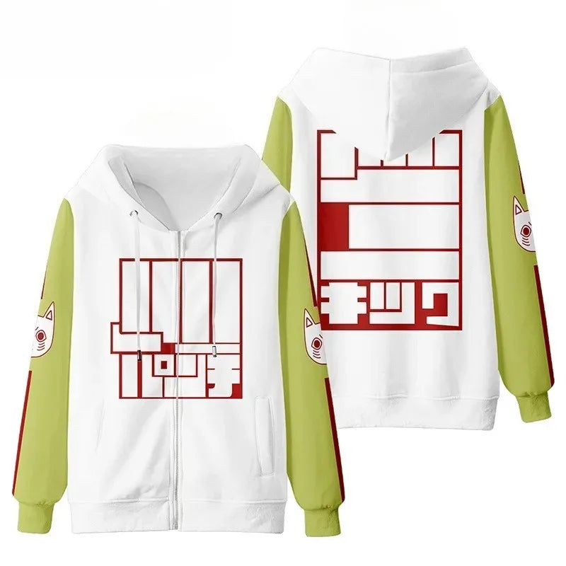Dandadan: Okarun hooded drawstring pocket sweatshirt men/women harajuku Pullovers Vintage 90s Fashion