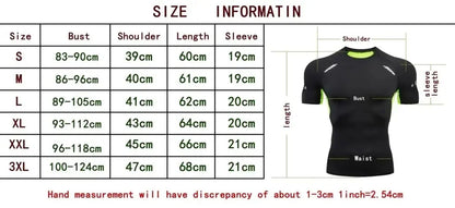 Berserk: Compression T-shirt Men Elastic Tight Sportswear Short-sleeved Gym Bodybuilding Quick-drying Sweatshirt Top S-3XL