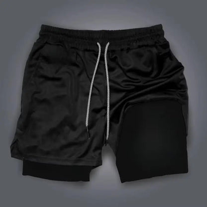 One Piece: Mesh Double-layer Shorts Streetwear Anime Summer 2026 New Y2k Casual Running Gym Workout Quick-drying Pants