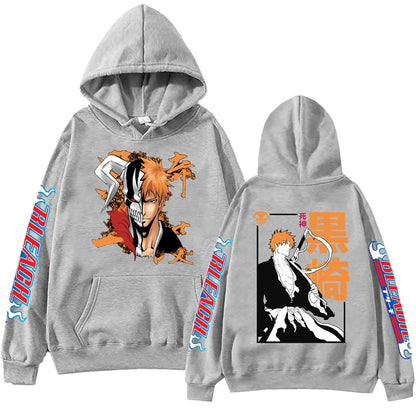 Bleach: Kurosaki Hoodie Harajuku Hip Hop Pullover Tops Fans Gift