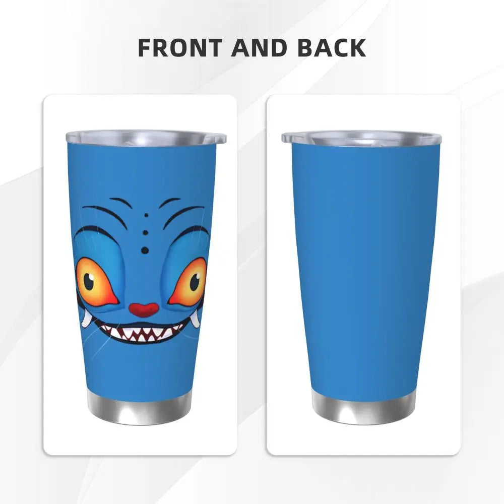 KPop Demon Hunters - Derpy  Insulated Tumbler with Lid Vacuum Thermal Mug Outdoor Travel Car Bottle Cup, 20oz